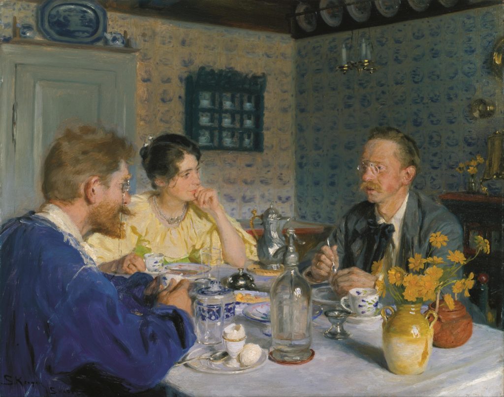 Diskursanalyse: PS Krøyer, Ved frokosten.