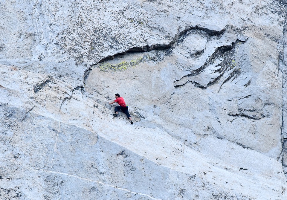 Free Solo - Alex Honnold på Freerider